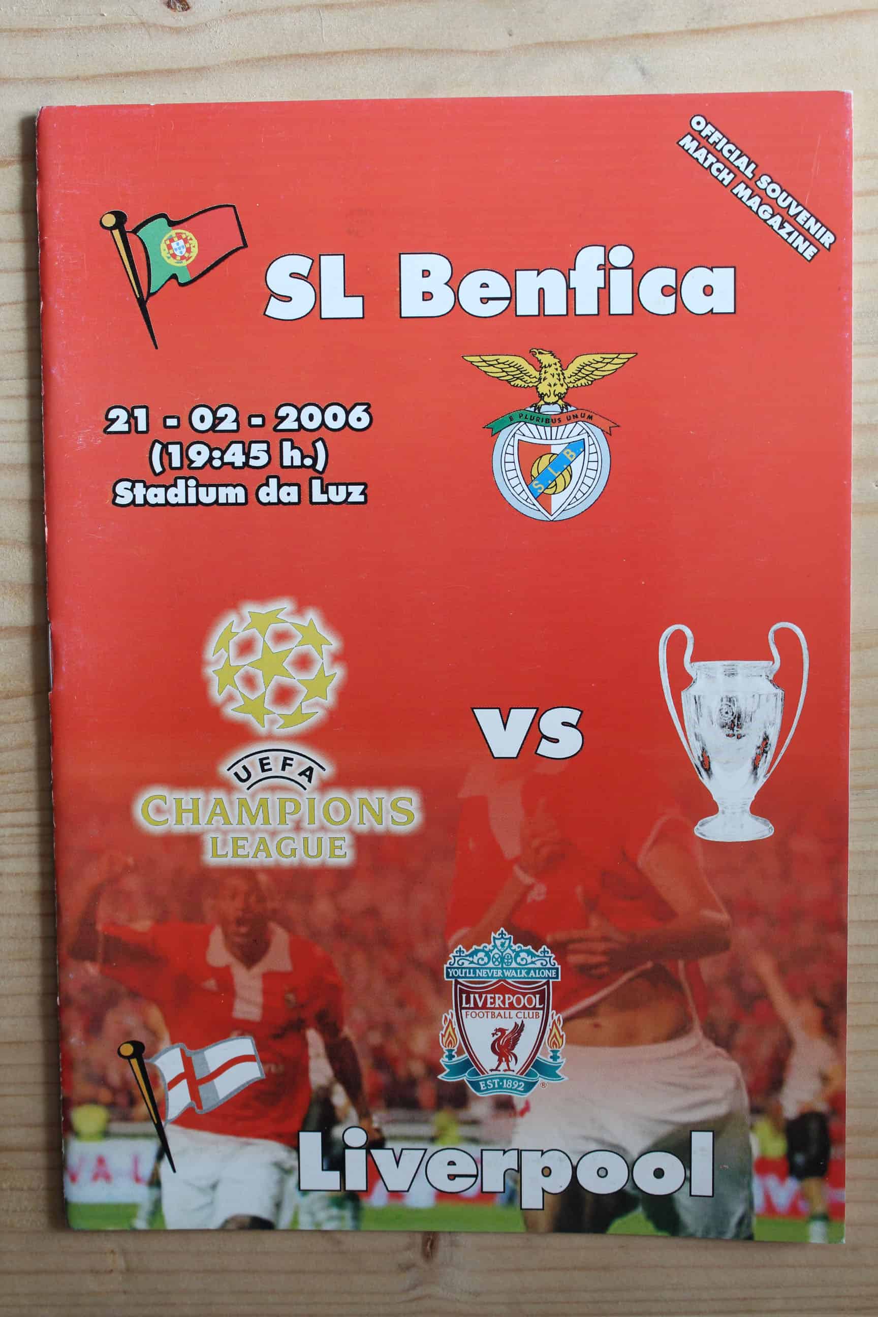 SL Benfica v Liverpool FC